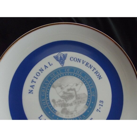 1985 National Association Postmasters Convention Las Vegas NV Sept. 7-13 Plate - Picture 3 of 8